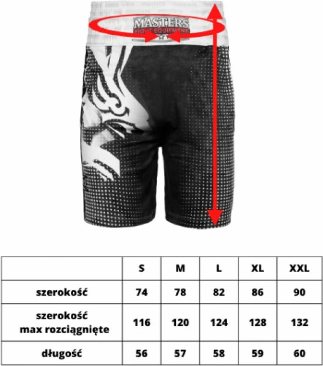 Boksarske kratke hlače PATRIOTIC 'EAGLE' Iron Pro MFC M 06117-01M, črne