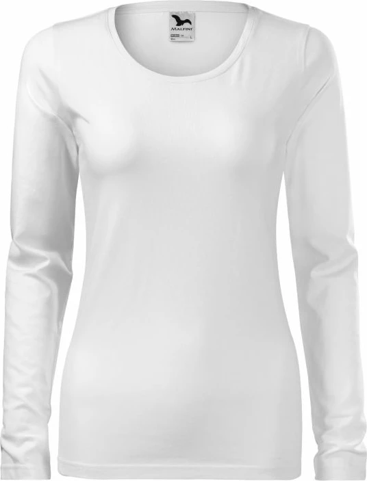 Ozka majica Malfini, bela