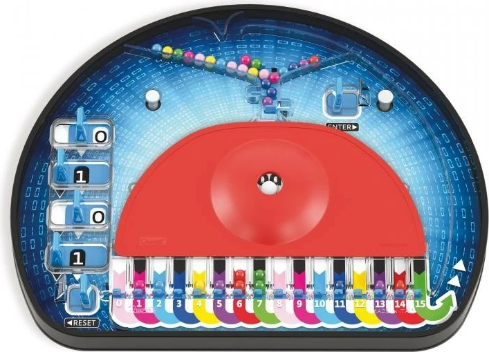 Izobraževalni set binarnega kodiranja, Quercetti Rami Code 040-1015, za otroke 4–8 let