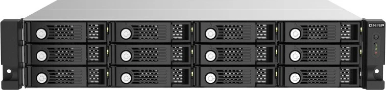 Ohišje za razširitev shrambnega prostora QNAP TL-R1220SEP-RP, 12 mest, 2U rackmount, SAS/SATA, črno/sivo