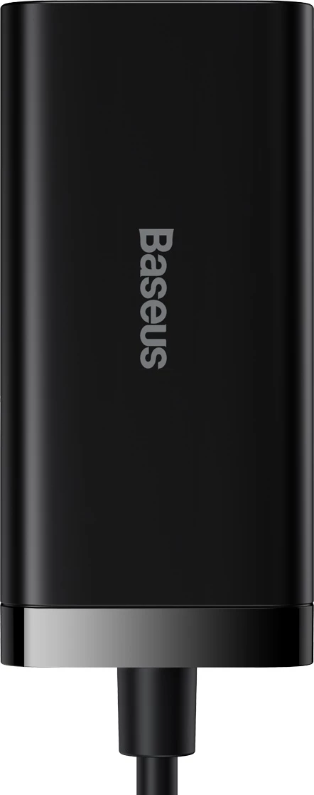 Univerzalni polnilec Baseus GaN3 Pro, 100 W, 2x USB-C, 2x USB-A, črn