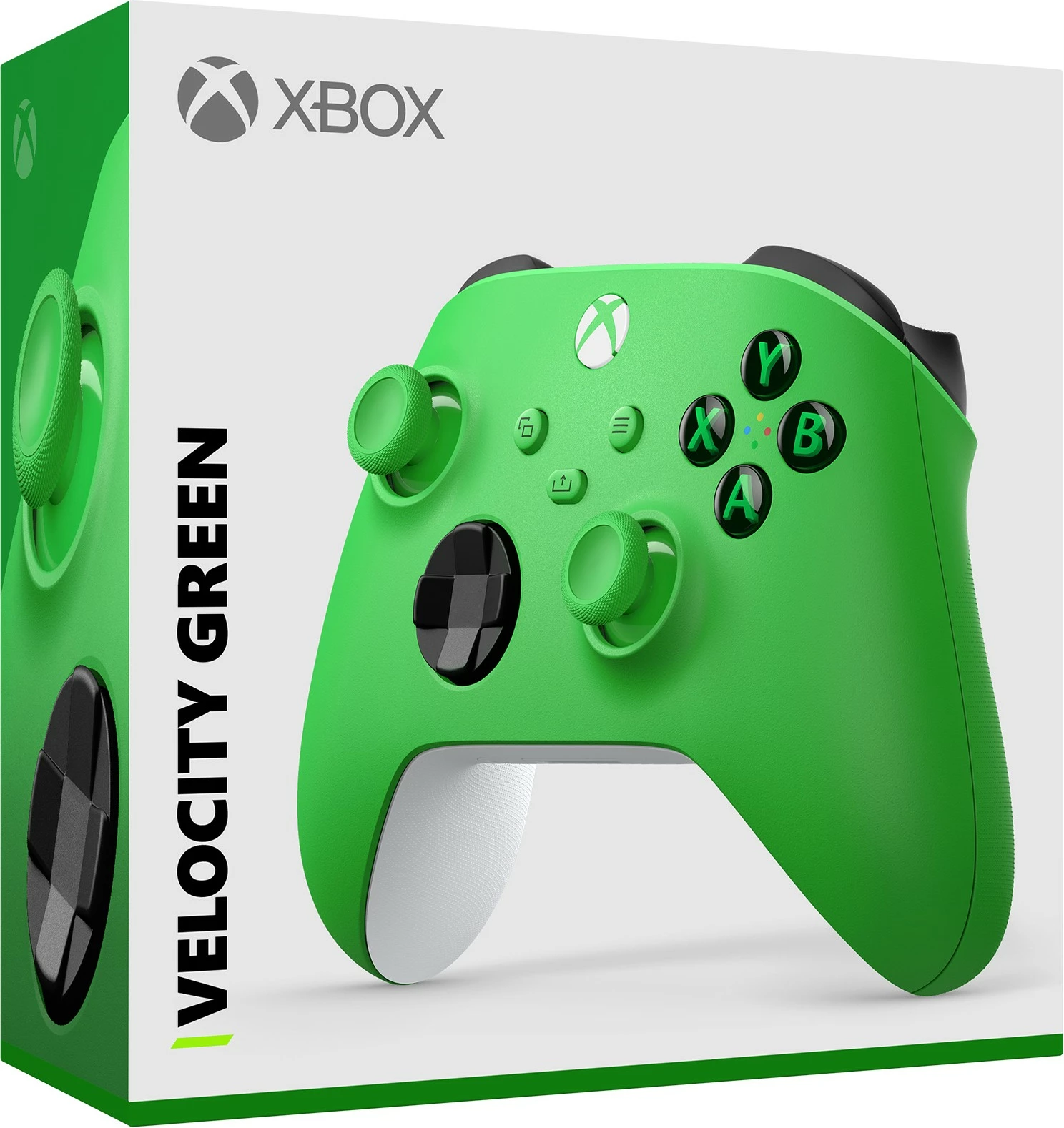 Gamepad brezžični Microsoft Xbox, Android, PC, Xbox One, Xbox Series S, Xbox Series X, iOS, D-pad, Bluetooth/USB, zelen
