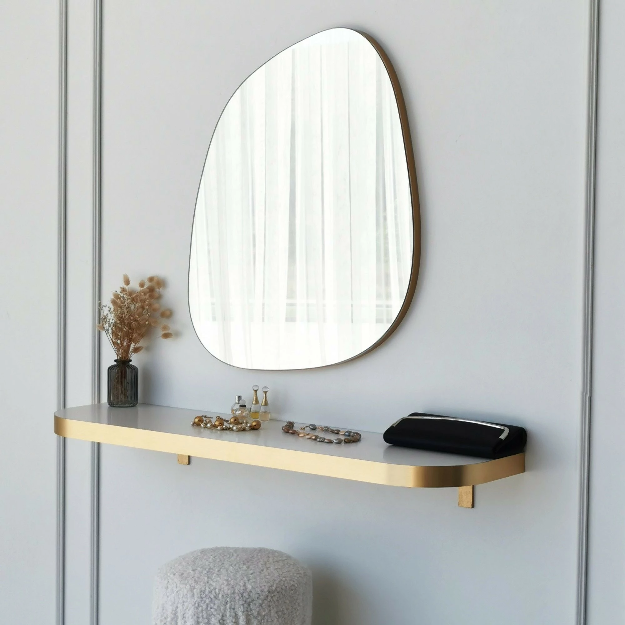 Ogledalo zlate barve Hanah Home Soho