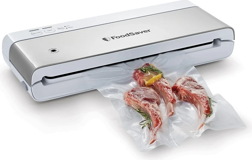 Vakumski zapiralnik FoodSaver VS0100X, srebrn, bel