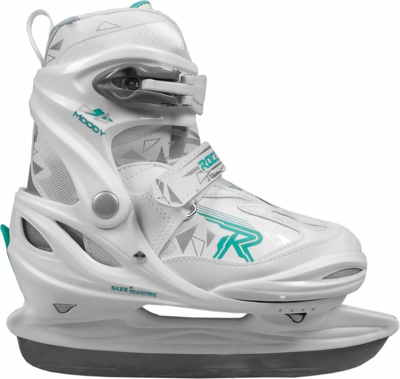 Drsalke za deklice Roces Moody Ice 3.0, bele in zelene