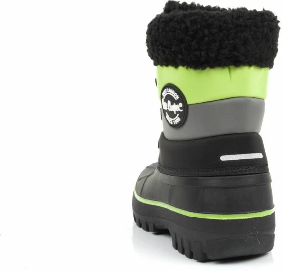Zimske škornji za otroke Lee Cooper, črno-zelena
