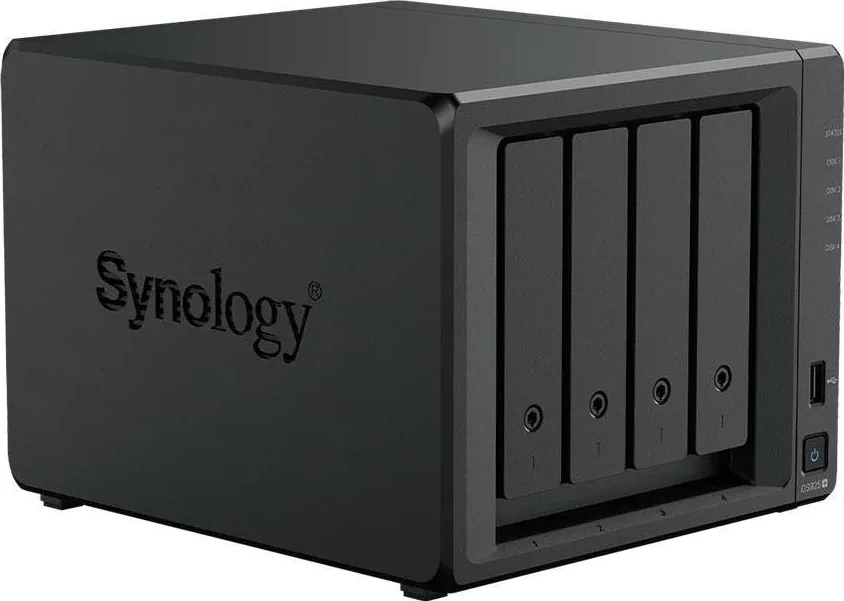 NAS Synology DS925+ z 2x HAT3300-6T (2x 6TB), 4GB RAM, črn