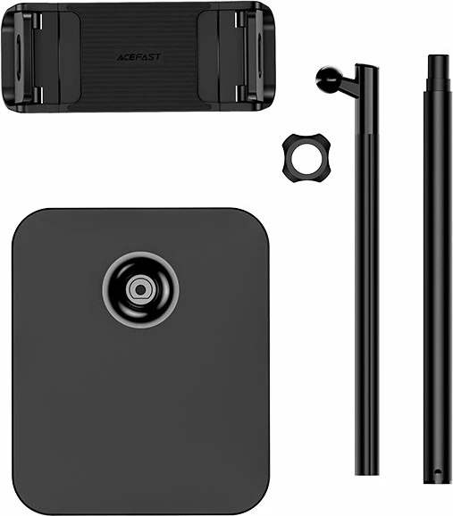 Teleskopski stalak za mizo Acefast E4 za telefon in tablico, 135–230 mm, 360°, črn