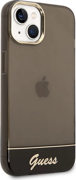 Ovitek za telefon iPhone 14 Plus 6,7\", Guess GUHCP14MHGCOK, črn, trdo ohišje