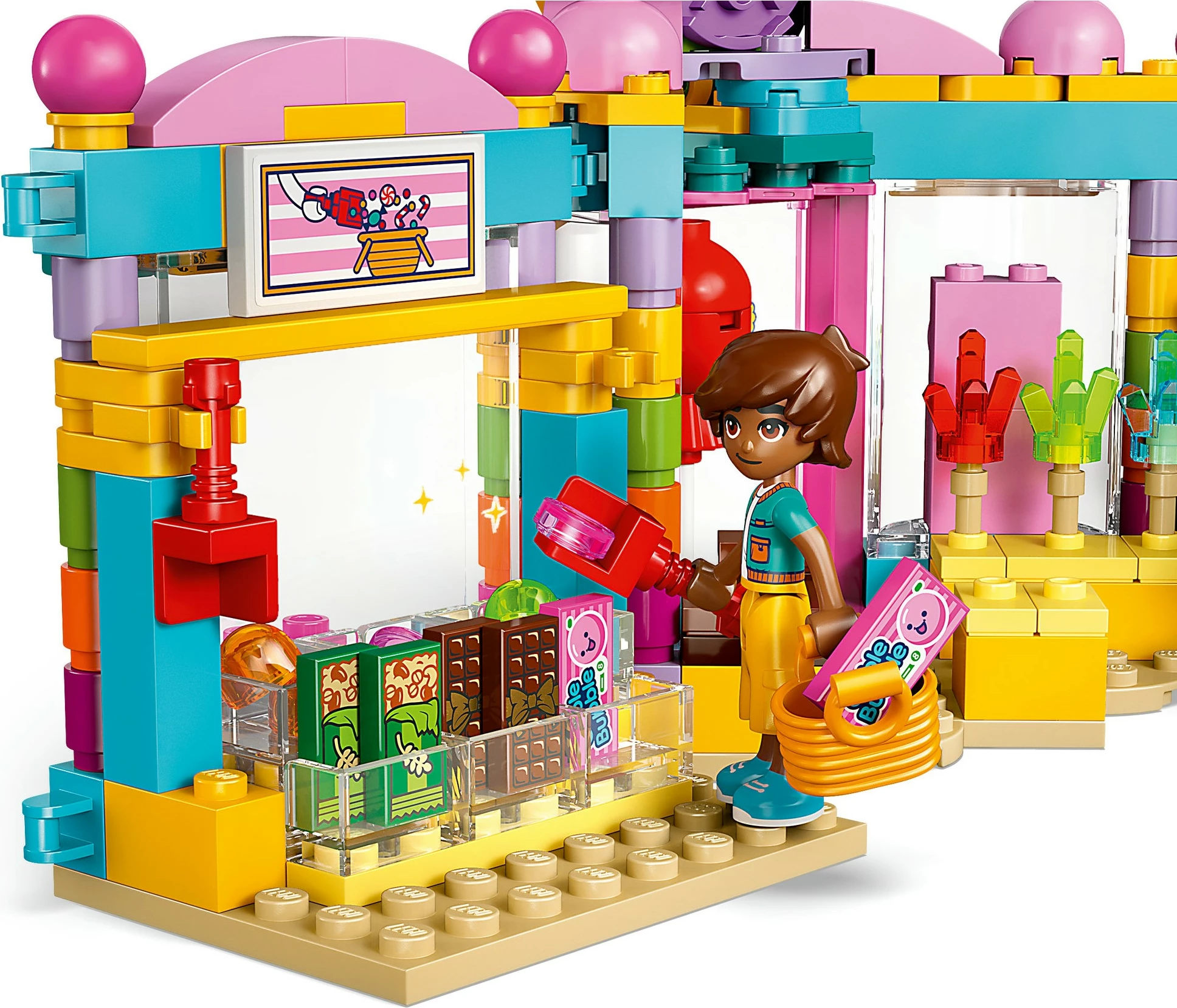 Set za gradnjo LEGO Friends Heartlake City Sweet Shop, 376 kosov, večbarven