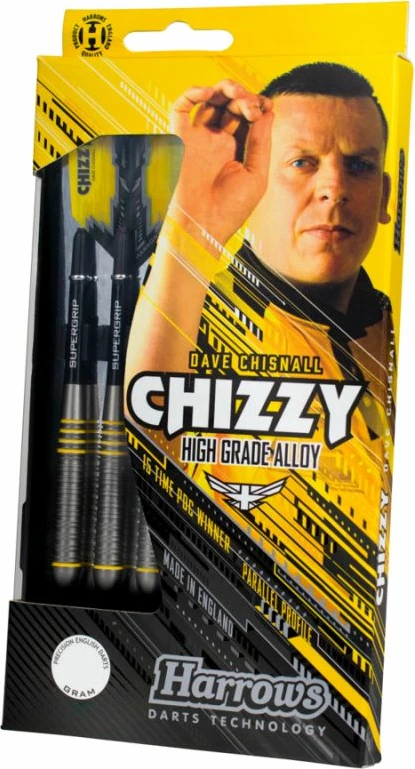 Darts šipke Chizzy, črno-zelene - Harrows