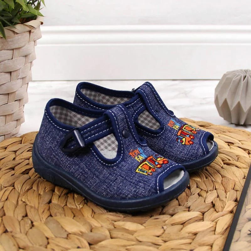 Otroške papuče, Nazo, modre