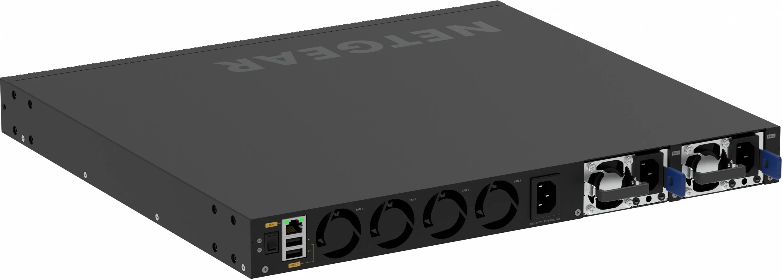 Stikalnik (switch) NETGEAR M4350-48G4XF, upravljan, L3, Gigabit Ethernet, PoE, za montažo v rack, 1U