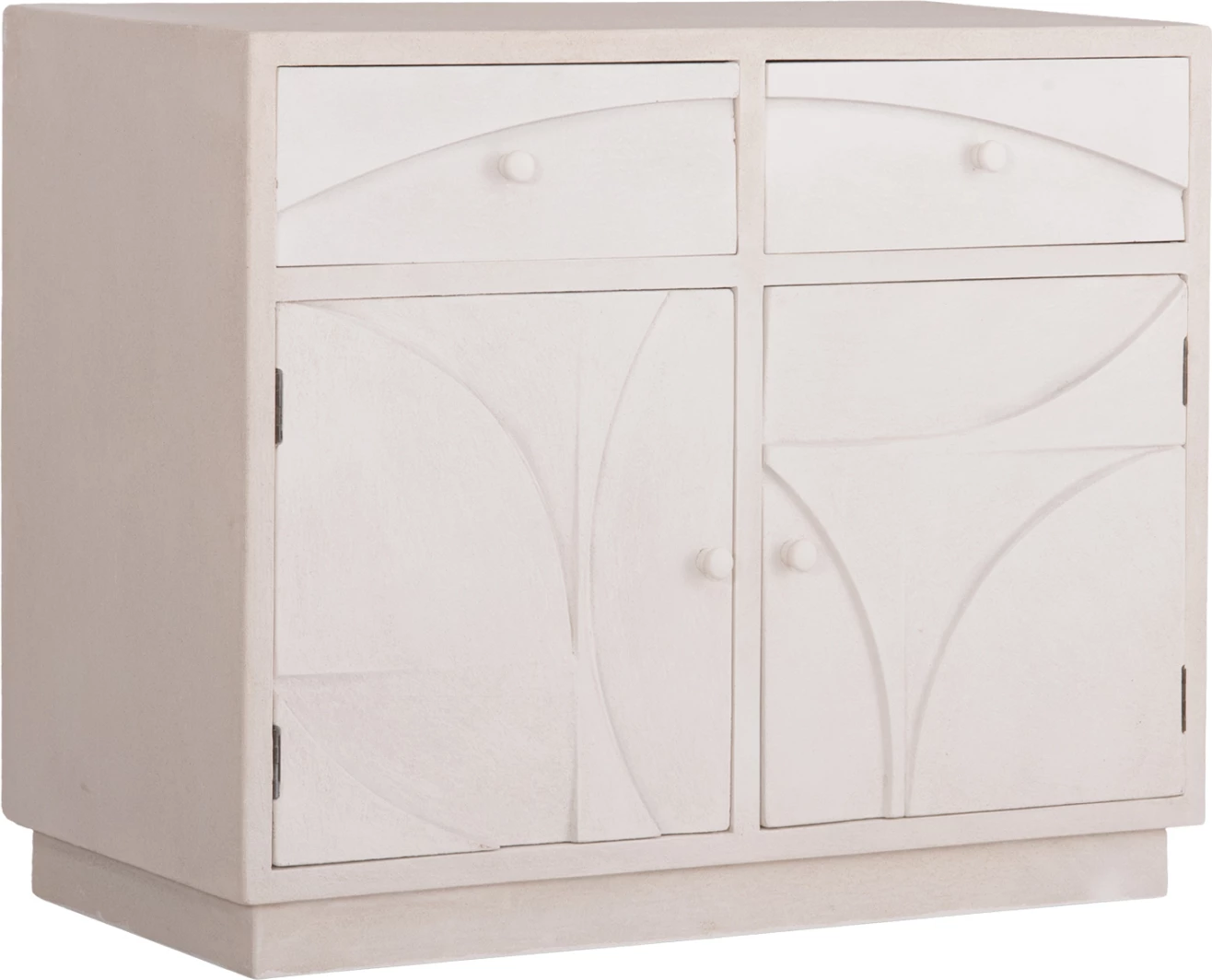 Buffet serija Santorini FH18046 MDF v barvi off-white - 2 predala in 2 vrata 107x38x82.5H cm
