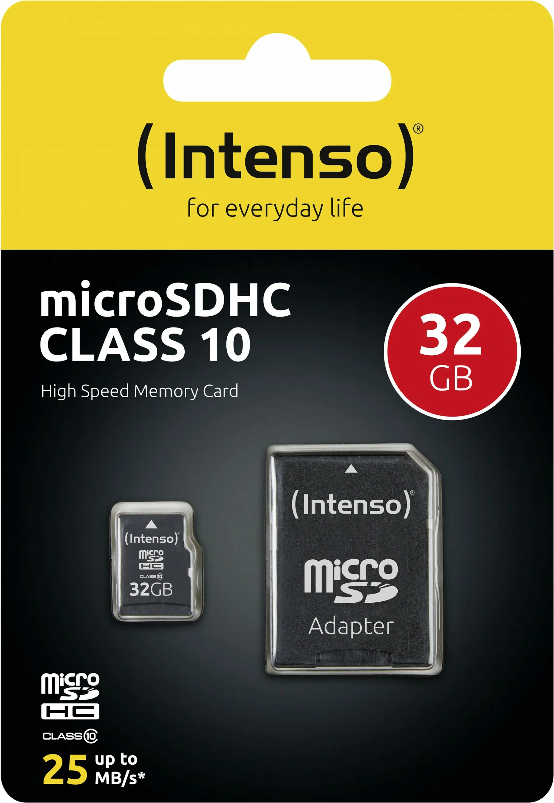 MicroSDHC kartica 32GB, Class 10, črna Intenso
