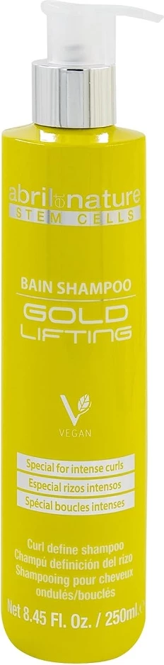 Šampon za ženske Abril et Nature Gold Lifting Bain za kodraste lase, 250 ml