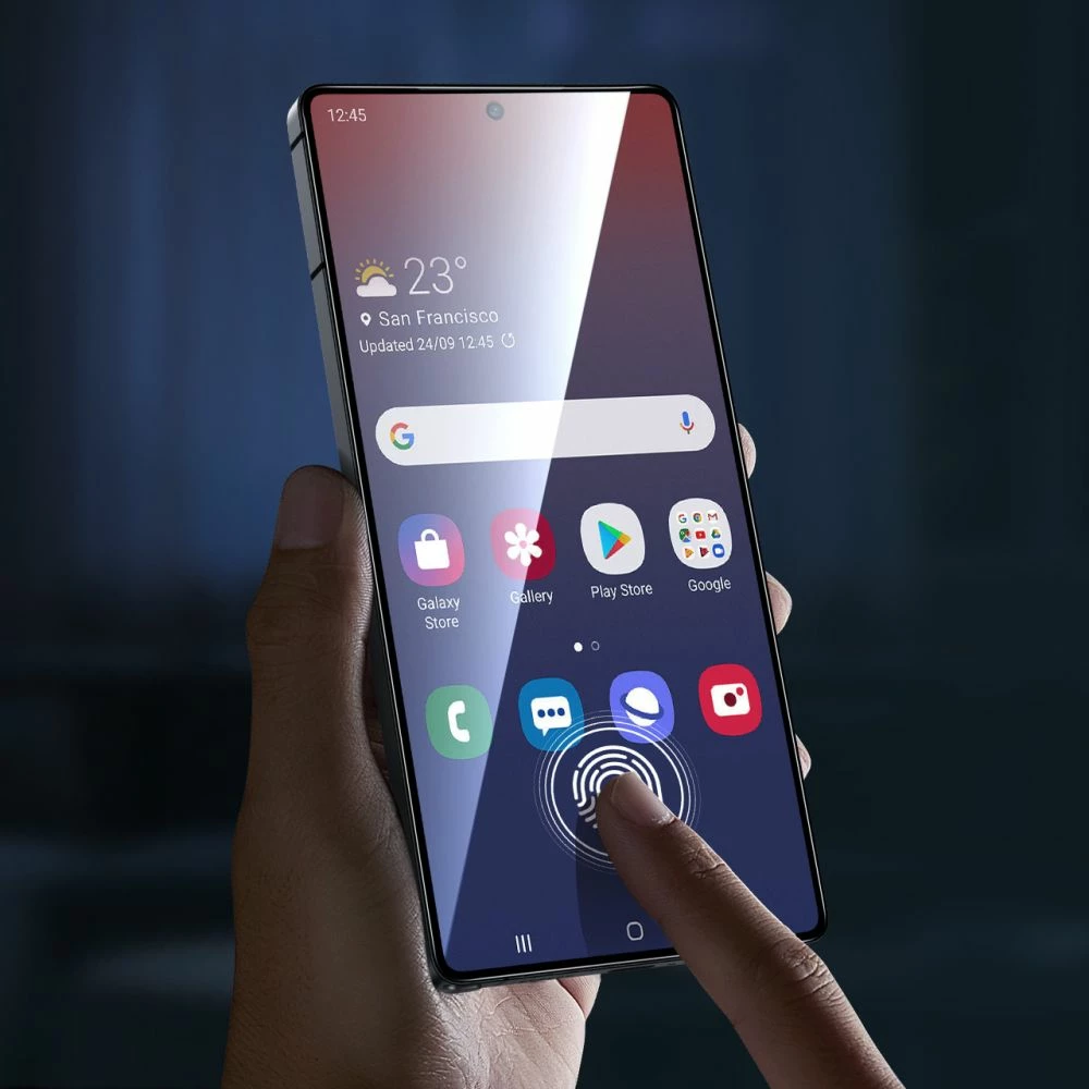 Kaljeno zaščitno steklo za zasebnost ESR za Samsung Galaxy S25 Ultra, z namestitvenim okvirjem