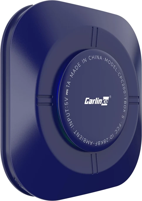Brezžični adapter za CarPlay in Android Auto, 64 GB, modra Carlinkit TBOX-S2P