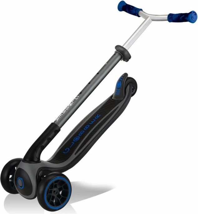 Otroški skiro z tremi kolesi Globber, črn in moder