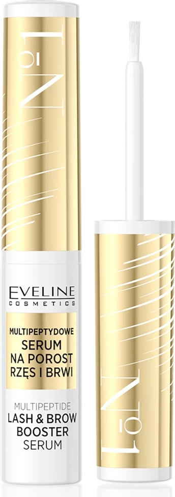Serum za rast trepalnic in obrvi Eveline Cosmetics Peptide Serum for Eyelash and Eyebrow Growth, 4 ml