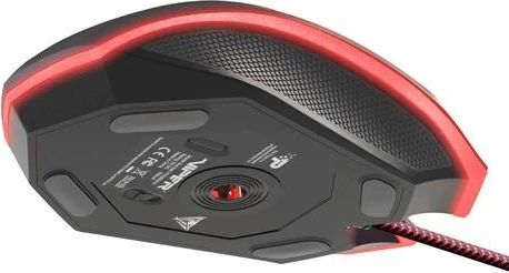 Gaming miška Viper V530 Patriot, USB Type-A, črno/rdeča
