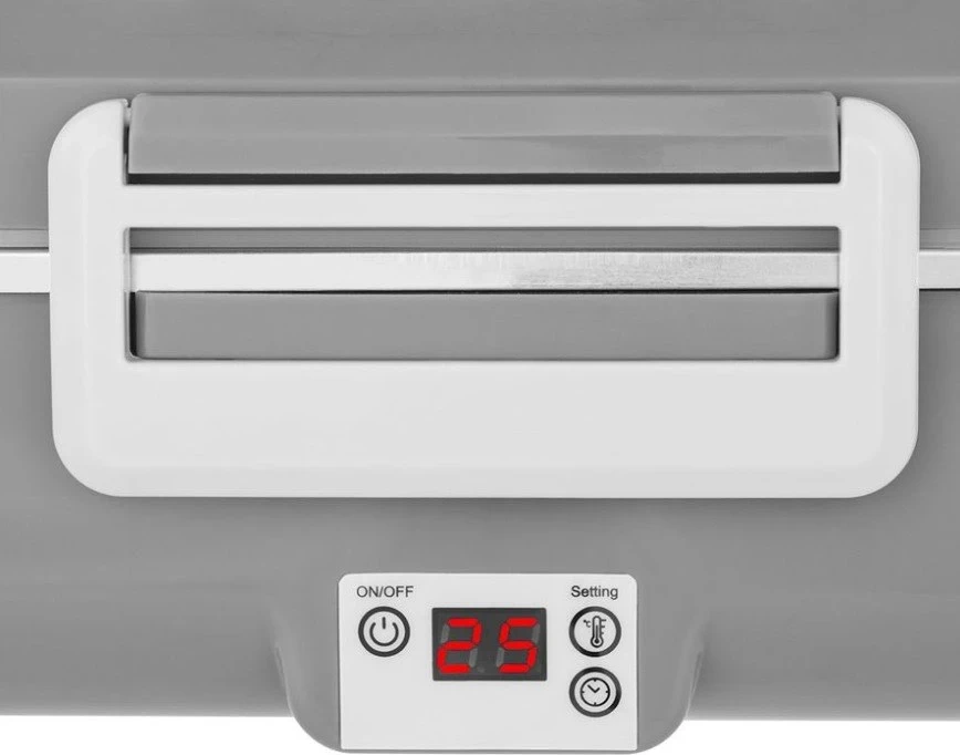 Električna škatla za kosilo N'oveen LB640 LED, temno siva