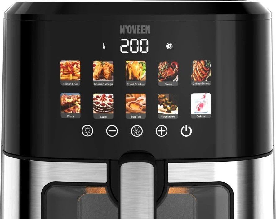 Zračno cvrtnik N'OVEEN AF770 X-LINE, črno, srebrno