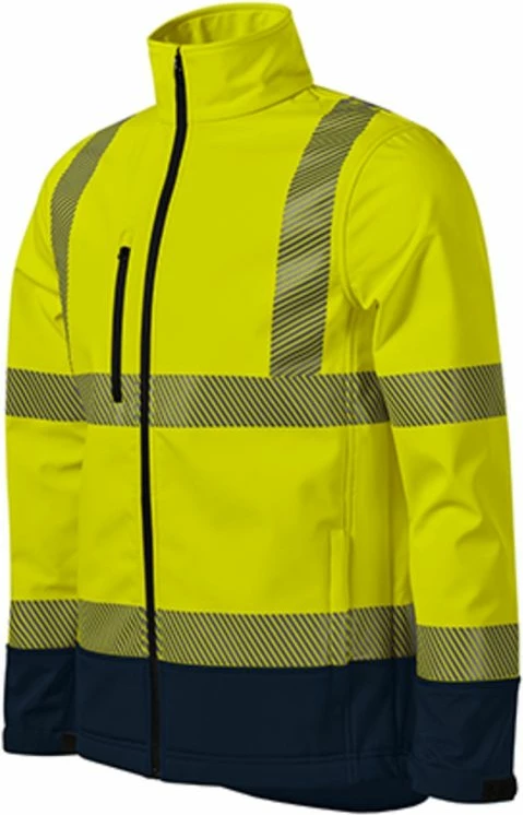 Reflektivna jakna za moške Rimeck, HV Drop M MLI-5V397, rumeno fluorescentna