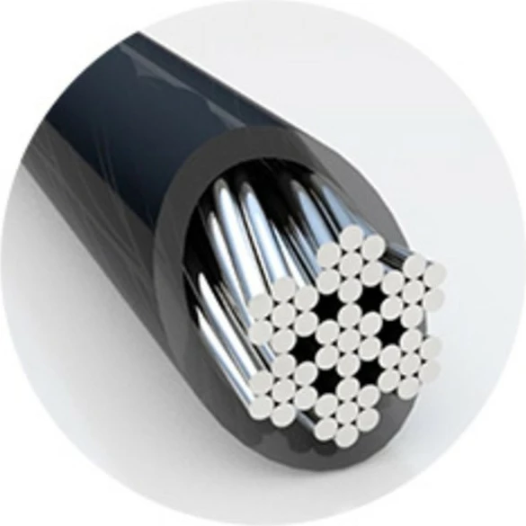 Varnostna ključavnica Kensington ClickSafe 3-v-1, 1,8 m, črna, kovinska