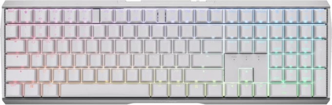 Mehanska brezžična tipkovnica MX Red, Cherry MX 3.0S, RGB, bela