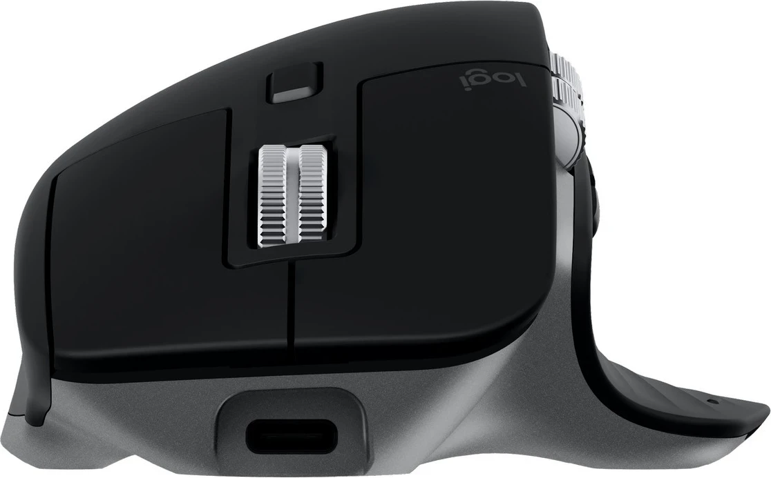 Ergonomski brezžični miška Logitech MX Master 3s za Mac, Bluetooth, siva