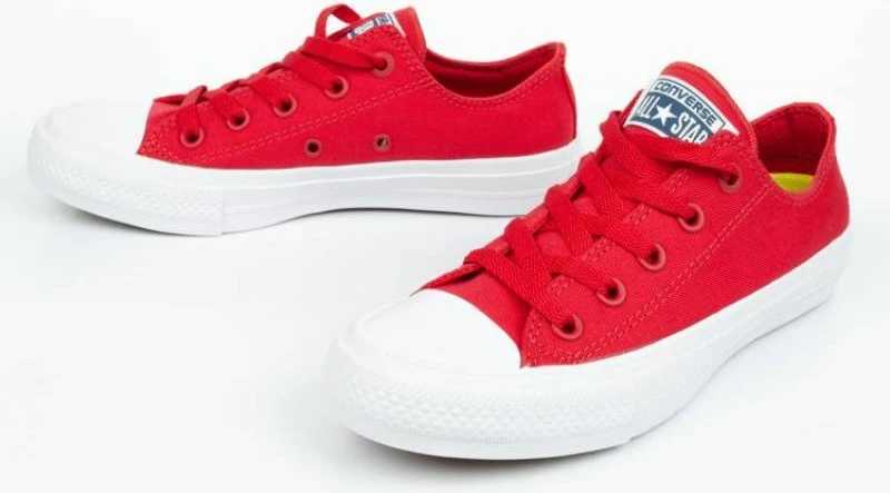 Atletske čevlje, Converse Ct II Ox, rdeče — za ženske in otroke