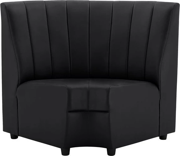 Kotna enota za kavč Landon FH3163.01 Pu črna 118x66x93cm