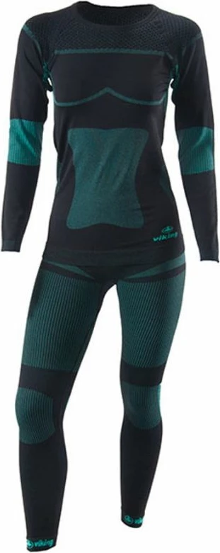 Termoaktivni komplet za ženske, Viking Ilsa W, temno zelen