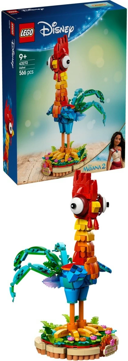 Gradbeni set Heihei, 566 kosov, večbarven, LEGO Disney 43272