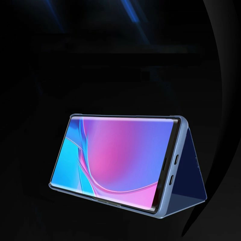 Zaščitni ovitek Clear View Hurtel za Xiaomi Redmi K40 Pro+/K40 Pro/K40/Poco F3, rožnat
