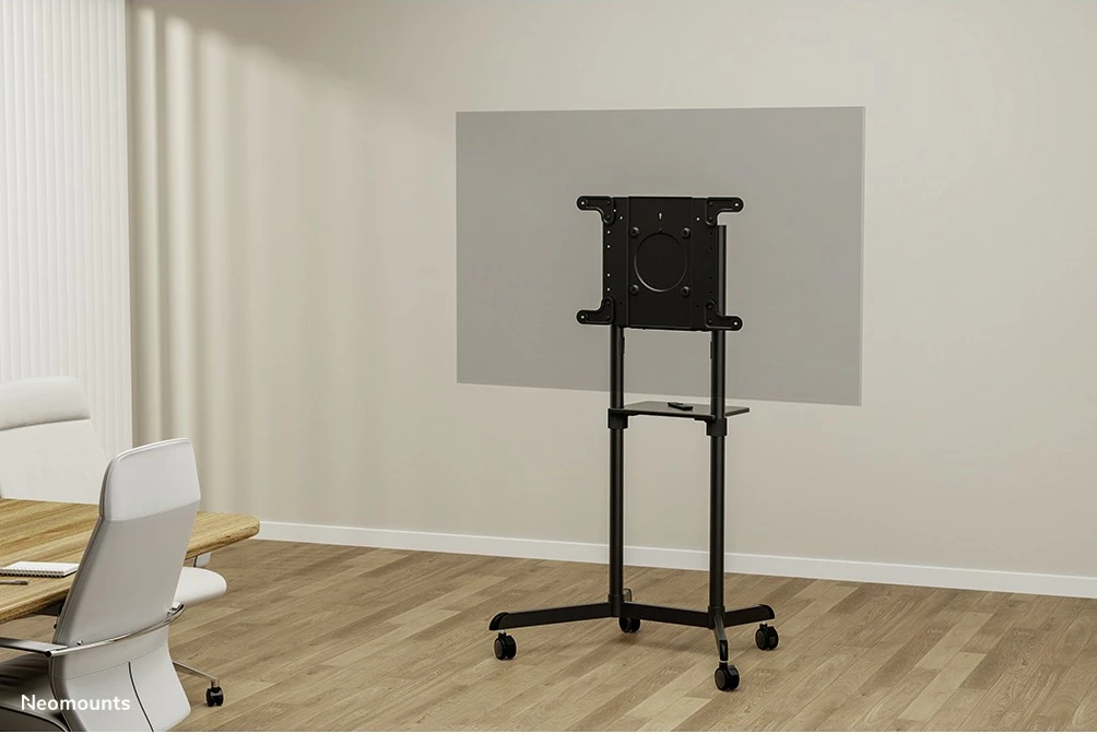 Stojalo za TV Neomounts NS-M1250BLACK, 37–70 inčev, vrtljivo, 70 kg, črno