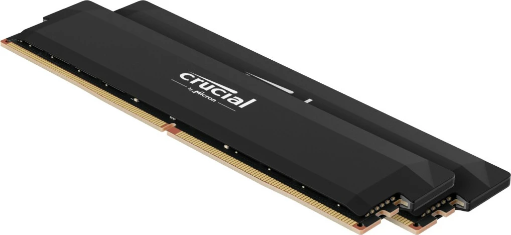 RAM memorija Crucial Pro 6000 komplet 64GB (2x32GB) DDR5, 6000 MHz, CL40, s hladilnikom, črna