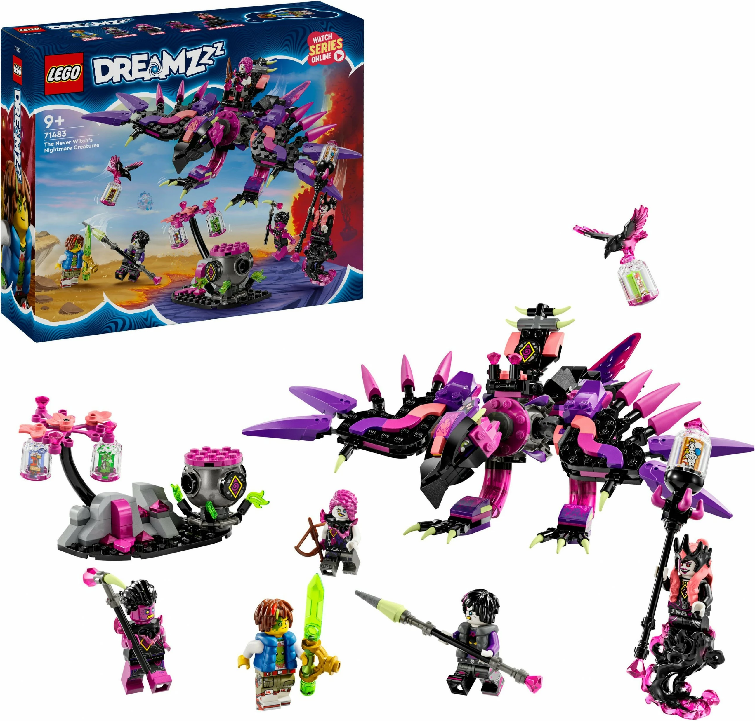 Gradbeni komplet LEGO DREAMZzz 71483, 457 kosov, večbarven