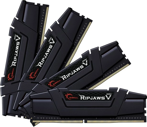 RAM memorija G.Skill Ripjaws V KIT 128GB (4x32GB) DDR4 2666MHz CL19, črna