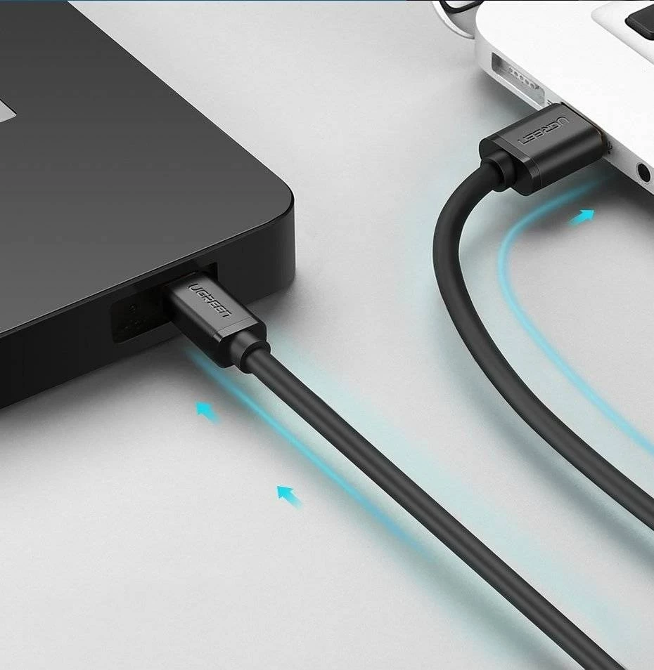 Kabel USB mini USB UGREEN 10385, 1,5 m, črn