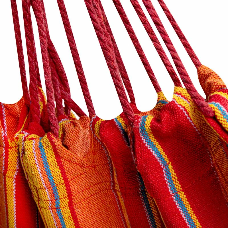 Hamak iz bombaža Spokey IPANEMA, oranžen, za moške, ženske in otroke