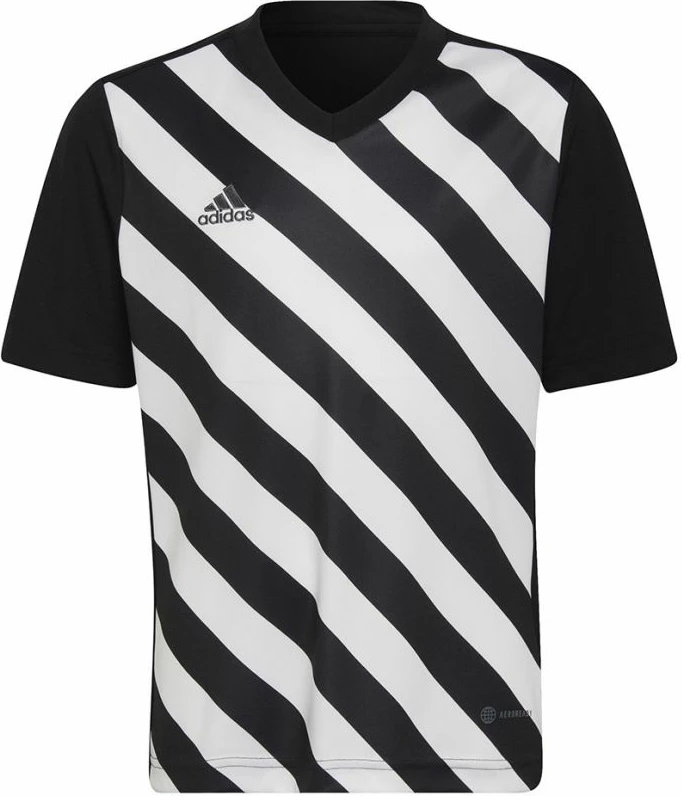 Otroška majica adidas, črno-bela