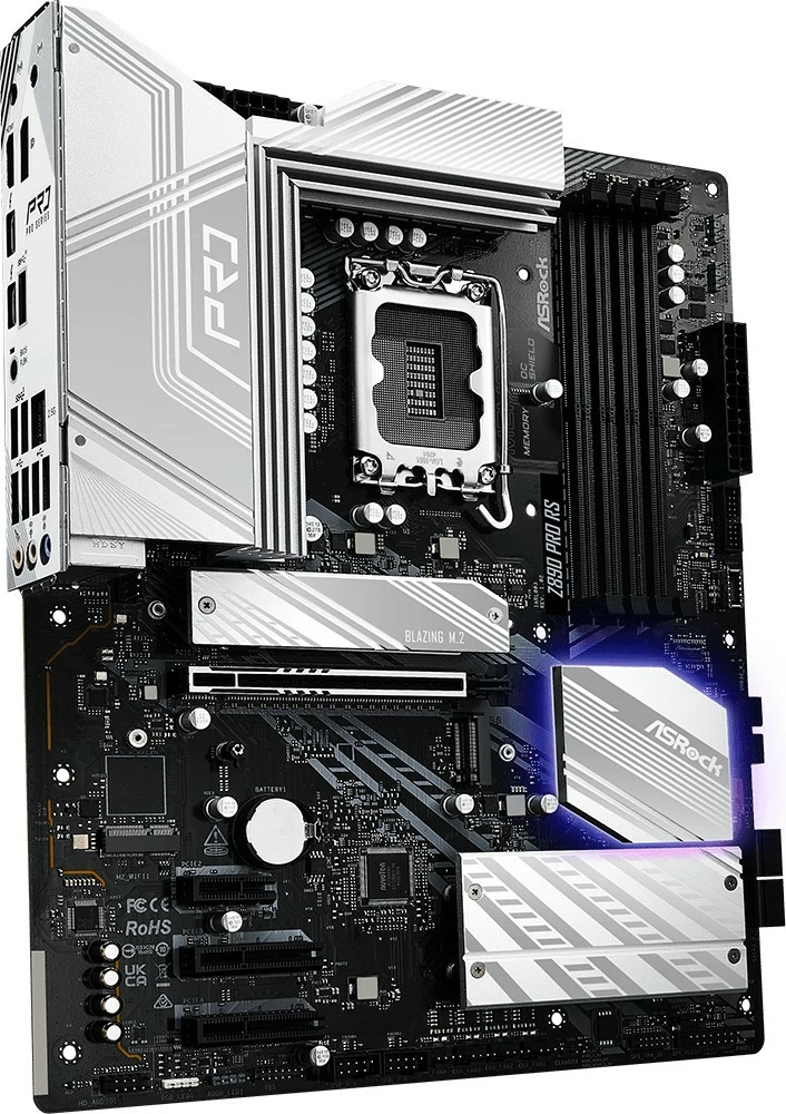 Plošča z vmesniki ASRock Z890 Pro RS, DDR5