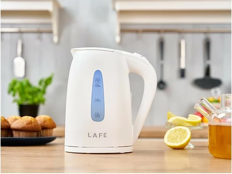 Električni grelnik vode Lafe Essential, 1,7 L, bel