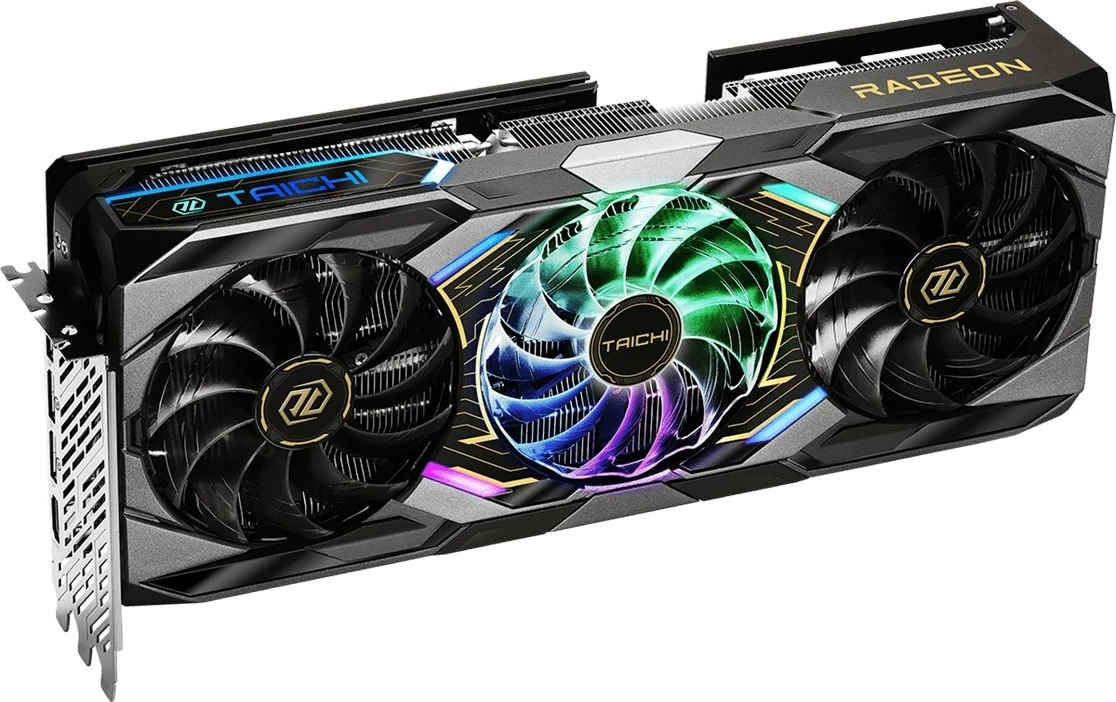 Grafična kartica Taichi Radeon RX 9070 XT OC, Asrock, 16 GB GDDR6, črna