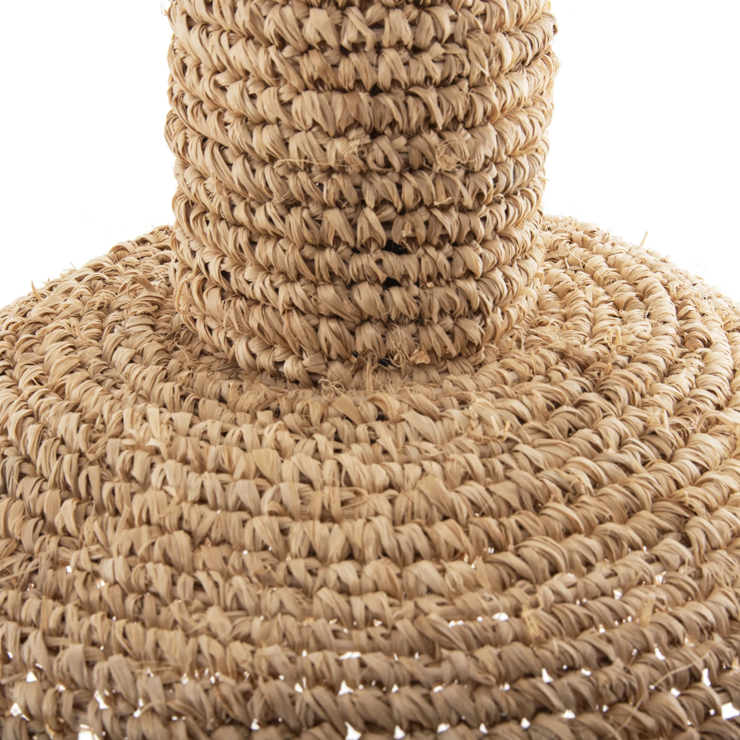 Stropna viseča svetilka s resicami iz posušenih palmnih vlaken FH7855 Φ41,5x48Hcm