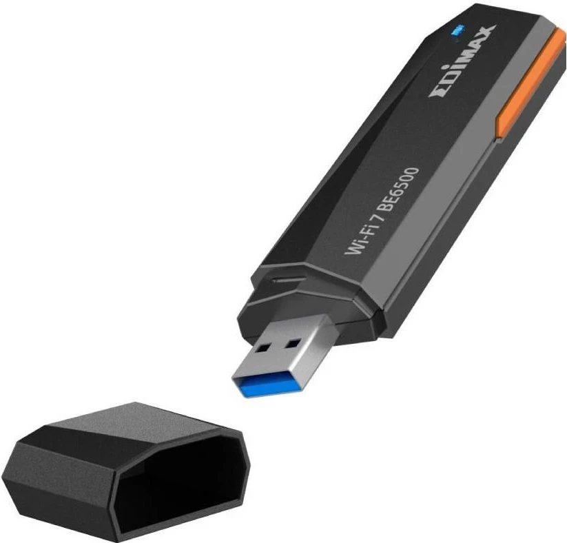 Zunanji WiFi 7 USB adapter Edimax EW-7822UBE, USB 3.2, 6488 Mbps
