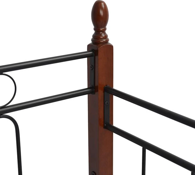 Kavč-postelja REVEN, FH367, kovina/les, 90x190cm