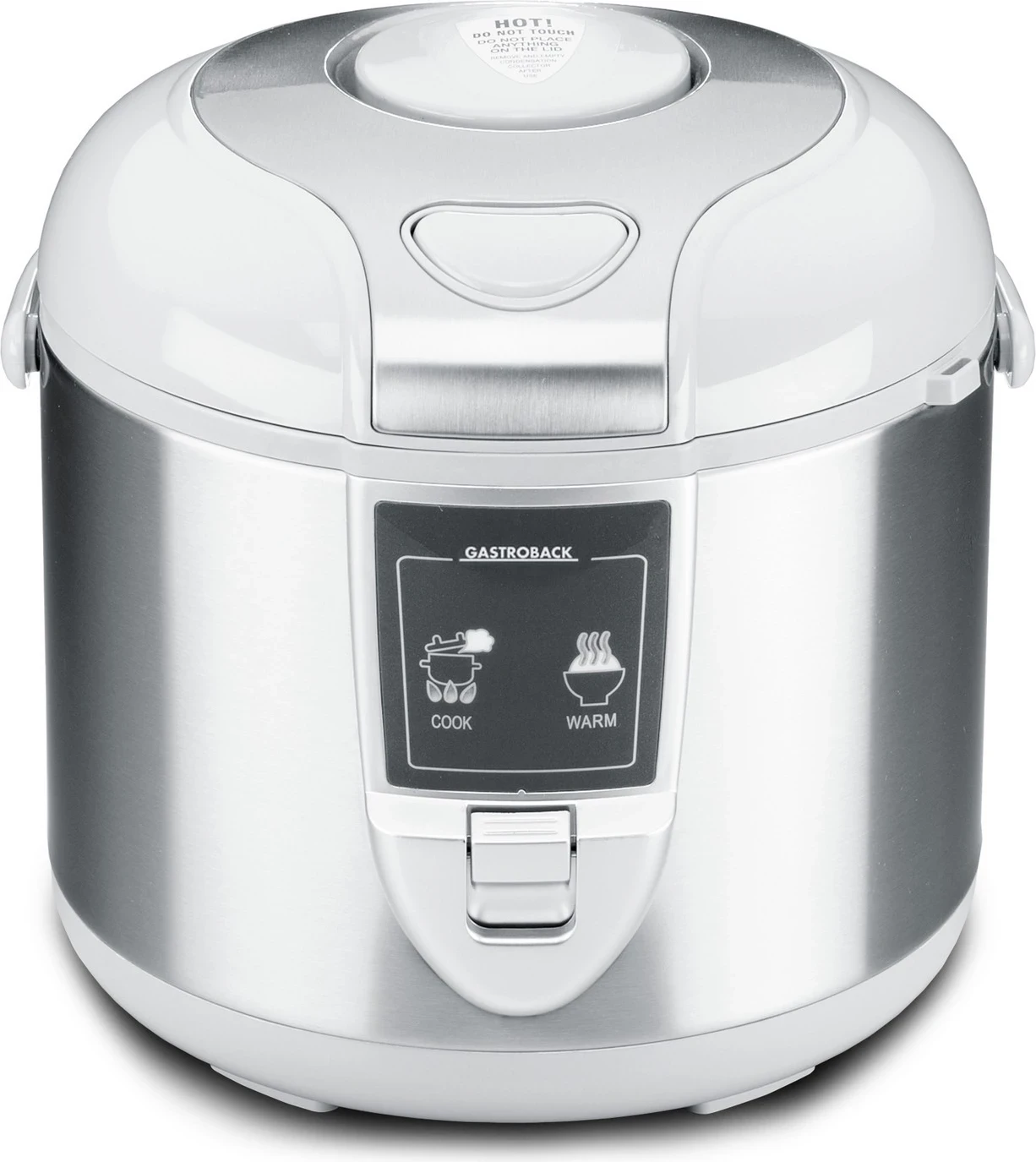 Aparat za kuhanje riža in zelenjave Gastroback, srebrno
